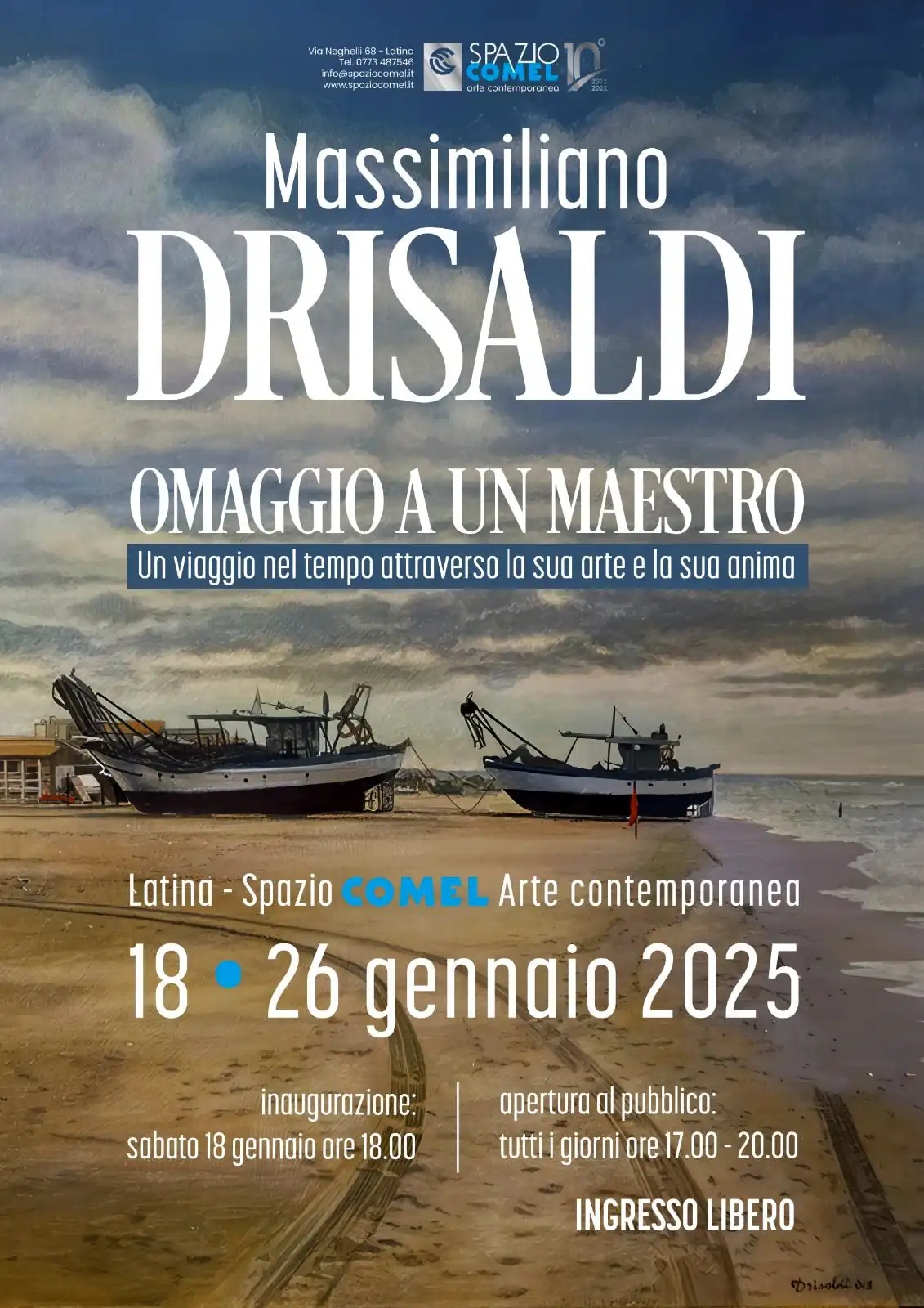 Locandina Mostra Drisaldi